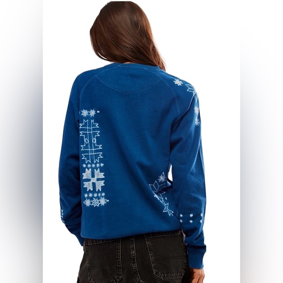 Free People We The Free X 11. 11 Kolz Exclusive Collaboration Sweatshirt - Picture 14 of 14